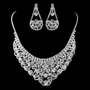 Sparkling Rhinestone Jewellery Set | Wedding Jewellery | Bridal ...
