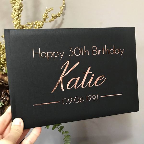 Personalised Birthday Celebrations Guest Book