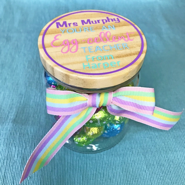 You're An Egg-cellent Teacher Personalised Jar