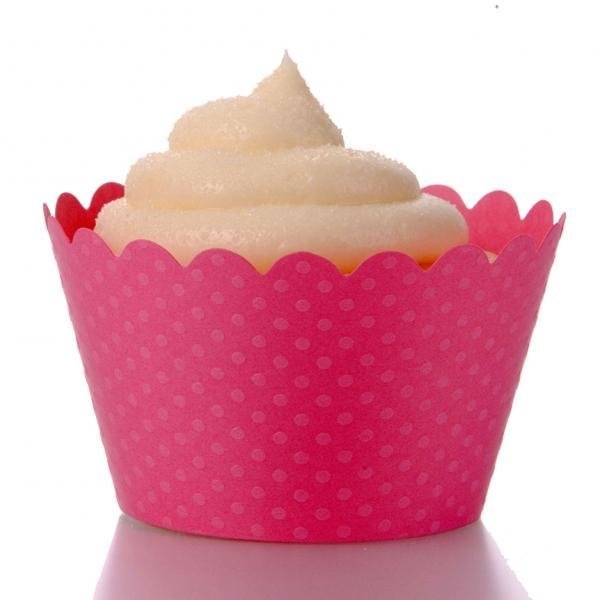 Hollywood Pink Cupcake Wrappers - Pack of 12