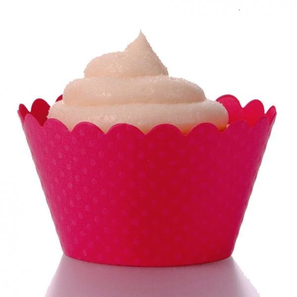 Magenta Pink Cupcake Wrappers - Pack of 12