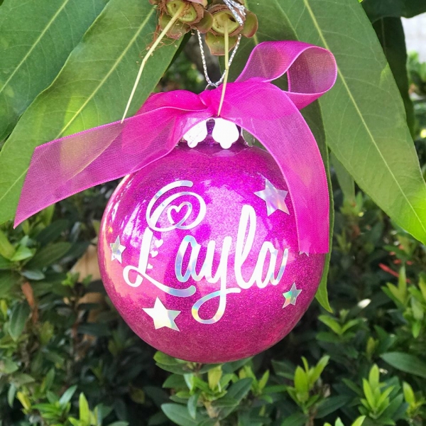 Personalised Christmas Bauble Decorations