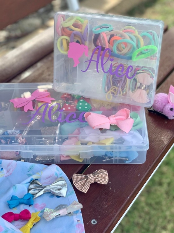 Personalised Kids Hair Accessories Box - 2 Sizes