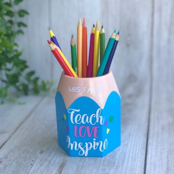 Personalised Pencil Holder Teacher's Gift