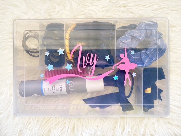 Personalised Kids Hair Accessories Box - 2 Sizes