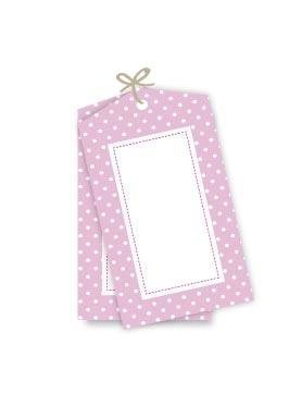 Pink Polkadot Party Gift Tags - Pack of 12