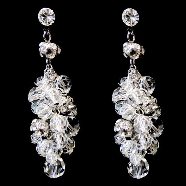 Swarovski Crystal Cluster Earrings