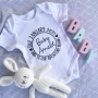 And So Our Adventure Begin Personalised Pregnancy Announcement Baby Onesie