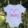 See You In Due Month Baby Announcement Onesie