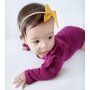 Mustard Fabric Baby Bow Headband Or Clip