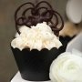 Black Cupcake Wrappers - Pack of 12