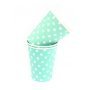 Blue Polkadot Party Cups - Pack of 12