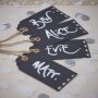 Chalkboard Luggage Favour or Bomboniere Tags