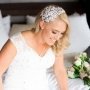 Couture Vintage Leaf Side Accented Bridal Headband