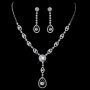 Cubic Zirconia Gemstone Necklace Set