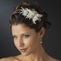 Fabric Feather Side Accented Headband