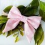 Fairy Floss Pink Floral Baby Bow Headband or Clip