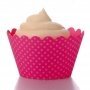 Fuchsia Cupcake Wrappers - Pack of 12