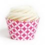 Fuchsia Diamonds Cupcake Wrappers - Pack of 12
