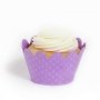 Orchid Mini Cupcake Wrappers - Pack of 18