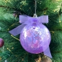 Personalised Glittered Ballerina Christmas Baubles