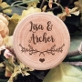 Love Branches Personalised Wooden Wedding Ring Box