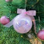 Personalised Glittered Ballerina Christmas Baubles