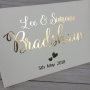 Swirly Personalised Wedding Guest Book