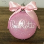Personalised Christmas Bauble with Name & Initial