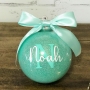 Personalised Christmas Bauble with Name & Initial