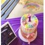 Personalised Rainbow Birthday Cake Topper