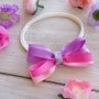 Pink & Purple Ombre Ribbon Loop Girls Headband