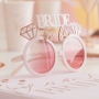 Pink & Rose Gold Bride To Be Hens Party Sunglasses