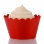 Red Cupcake Wrappers - Pack of 12