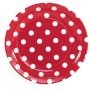Red Polkadot Cake Plates - Pack of 12