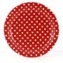 Red Polkadot Plates - Pack of 12