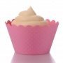Rose Pink Cupcake Wrappers - Pack of 12