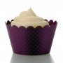 Royal Purple Cupcake Wrappers - Pack of 12
