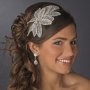 Silver Flower Side Accented Headband