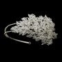 Silver Rhinestone Double Side Accented Headpiece