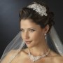 Silver Rhinestone Double Side Accented Headpiece