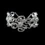 Stunning Crystal Swirl Bracelet