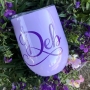 Lavender Personalised Insulated Wine Tumbler Cup 12oz