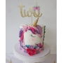 Sparkling Glitter Unicorn Birthday Cake Toppers