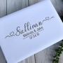 Stylish Hearts Personalised Wedding Guest Book