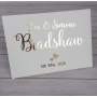 Swirly Personalised Wedding Guest Book
