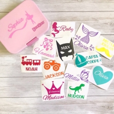 Personalised Vinyl Labels For Kids Lunchboxes