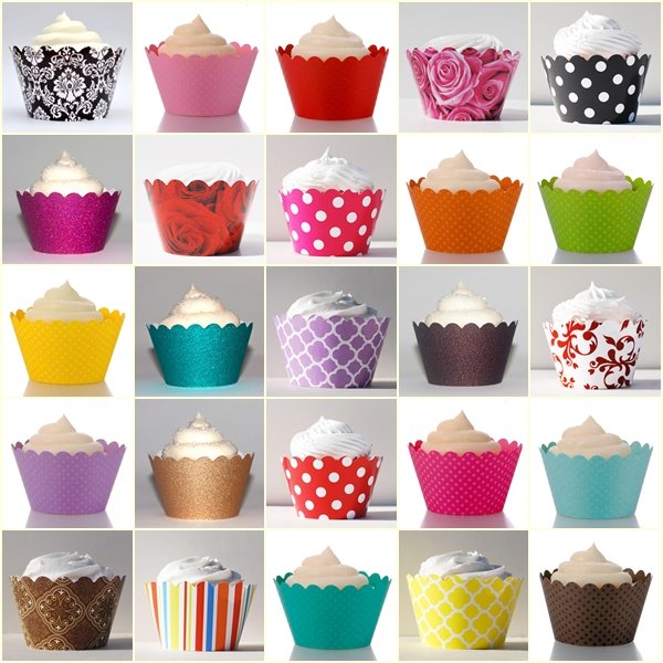 Wedding & Party Cupcake Wrappers