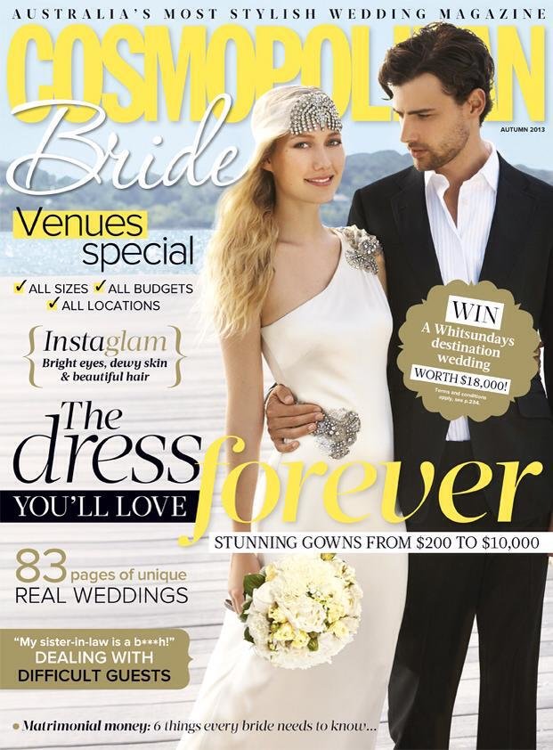 Cosmopolitan Bride Magazine Autumn 2013 Feature